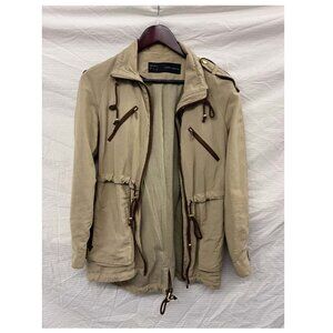 Zara 29489 Flowing Safari Jacket With Piping, small